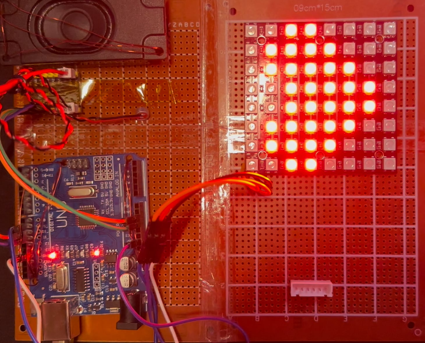 LED智能语音灯板成品